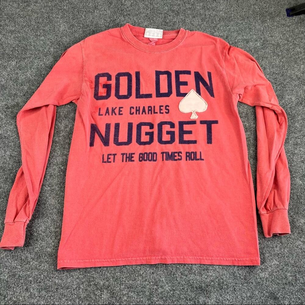 Golden Nugget lake Charles long sleeve tshirt Red‎ Small